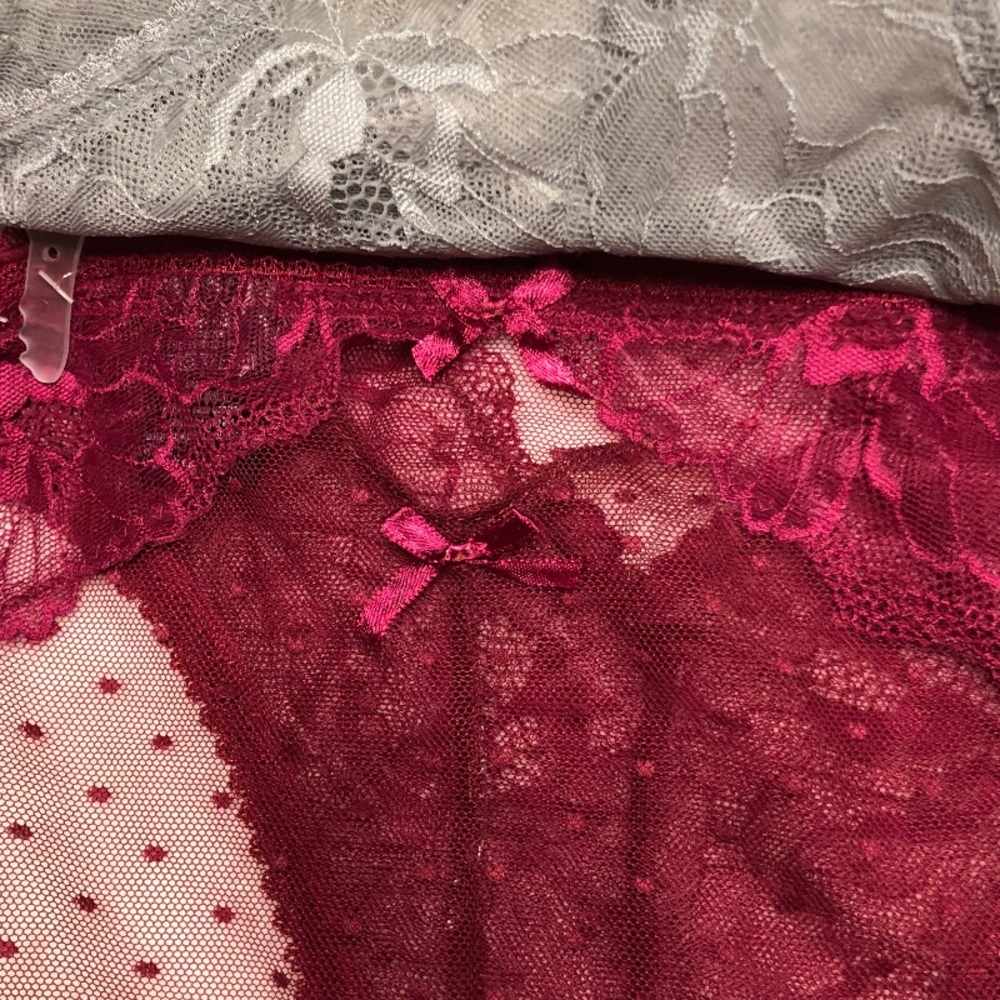 NWT Sexy Plus Size Lace Bikini Panties 2X 2pr - Picture 4 of 7